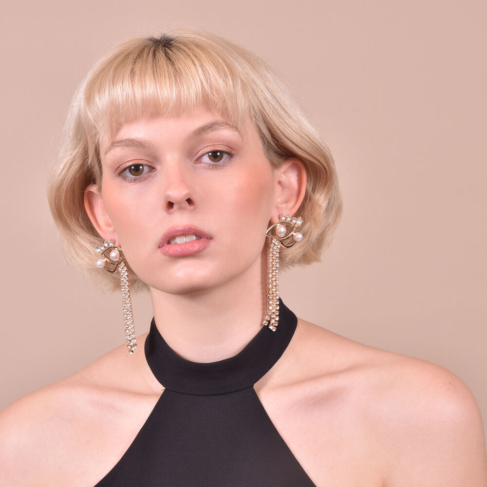 Culturesse Zaya Eyes On Me Earrings