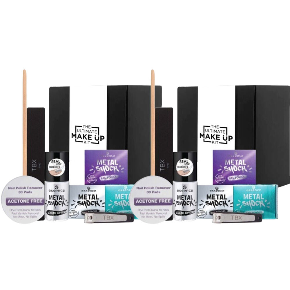 The Ultimate Make Up Kit Metallic Nail Edition for Nails Essence 2x 1 Kit