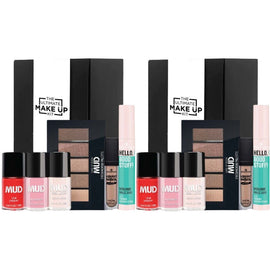 The Ultimate Make Up Kit Happy Edition for Eyes Nails Lips MUD Essence 2x 1 Kit
