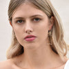 Culturesse Adren Female Back Line Art Earrings