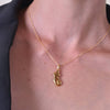 Culturesse Muriel 24K Gold Body Art Pendant Necklace