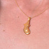 Culturesse Muriel 24K Gold Body Art Pendant Necklace