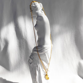 Culturesse Muriel 24K Gold Body Art Pendant Necklace