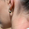 Culturesse Raquel Flow Huggie Earrings (Gold Vermeil)