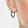 Culturesse Raquel Flow Huggie Earrings (Silver)