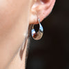 Culturesse Raquel Flow Huggie Earrings (Silver)