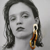 Culturesse Harper Irregular Twists Drop Earrings