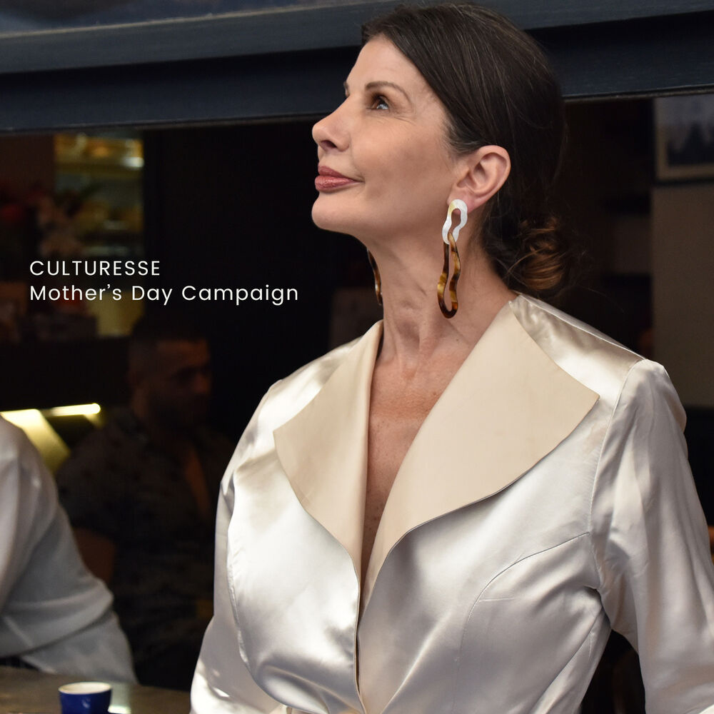 Culturesse Harper Irregular Twists Drop Earrings