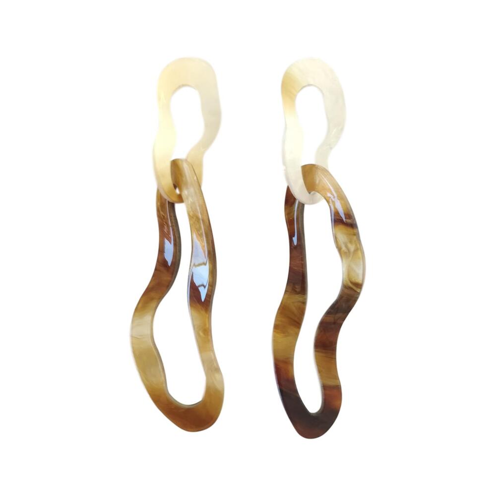 Culturesse Harper Irregular Twists Drop Earrings