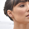 Culturesse Aeliana Dainty Opal Stud Earrings (Gold)
