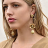 Culturesse Lusia French Bouquet Earrings