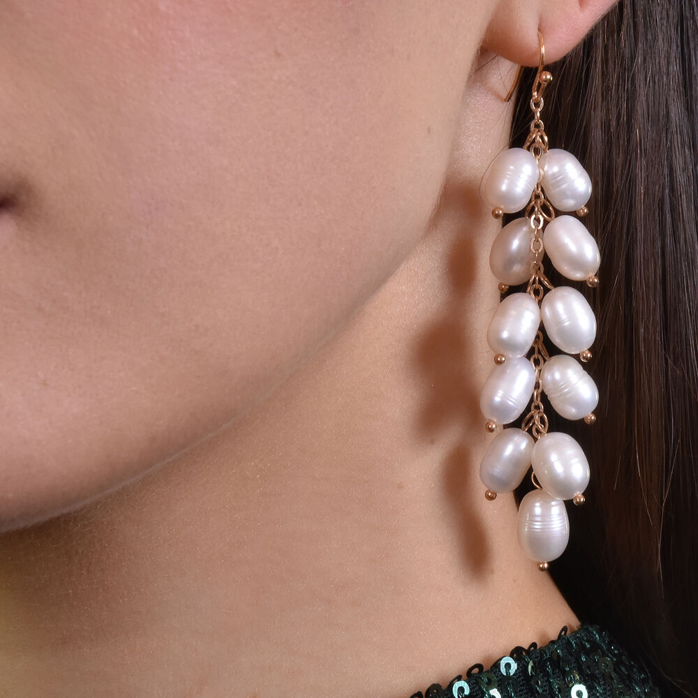 Culturesse Elin Freshwater Pearl Drop Earrings