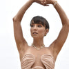 Culturesse Zoya Full Pearl Chain Necklace / Choker
