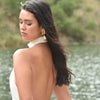 Culturesse Etienne 24K Baroque Pearl Drop Earrings