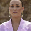 Culturesse L 'amour 24K Luxury Baroque Pearl  Drop Earrings