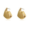 Culturesse Orsa Chunky Geometric Drop Earrings (Gold)