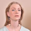 Culturesse Allyriane Earthy Glory Statement Earrings