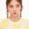 Culturesse Allyriane Earthy Glory Statement Earrings