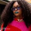 Culturesse Allyriane Fuchsia Drops Statement Earrings