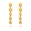 Culturesse Evren Gold Chain Earrings