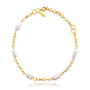 Culturesse Samone Modern Muse Pearl Chain Necklace / Choker