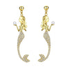 Culturesse The Golden Mermaid Earrings