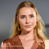 Culturesse Carmela Catwalk Gold Loop Earrings