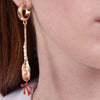 Culturesse Lyla Shell & Coral Earrings