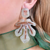Culturesse Forever Green Statement Earrings