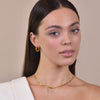 Culturesse Zora Modern Gold Hoop Earrings