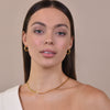 Culturesse Zora Modern Gold Hoop Earrings