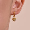 Culturesse Kimi Dainty Heart Drop Earrings
