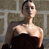 Culturesse Lucian Gold Heart String Earrings