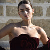 Culturesse Lucian Gold Heart String Earrings