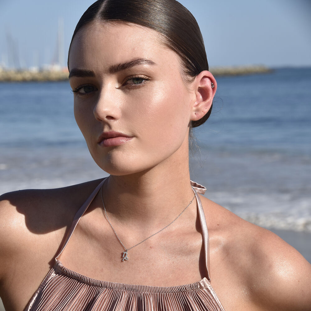 Culturesse Capricorn Helix Screw Back Earring (Silver Single Piece)