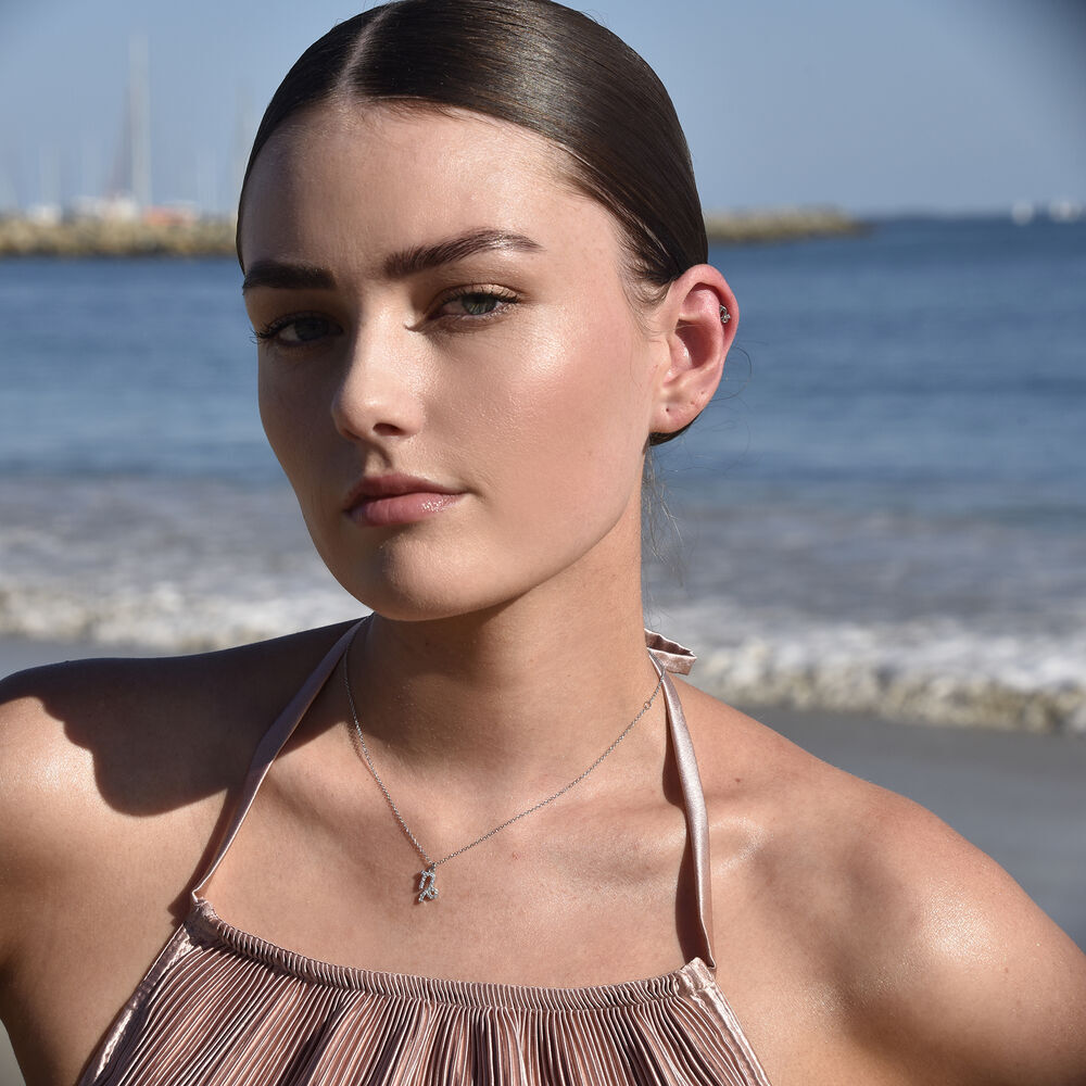Culturesse Capricorn Helix Screw Back Earring (Silver Single Piece)