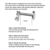 Culturesse Gemini Helix Screw Back Earring (Silver Single Piece)