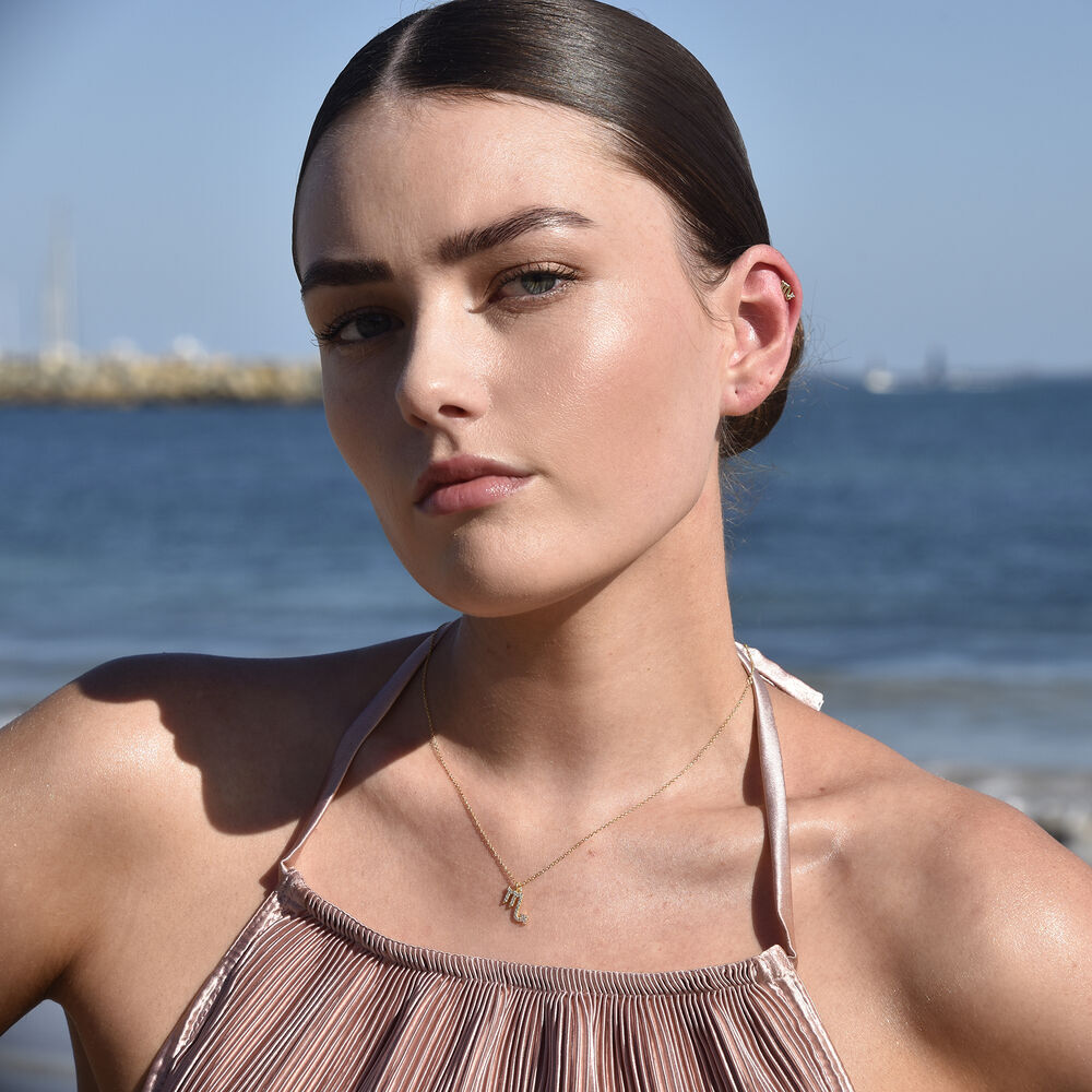 Culturesse Scorpio Helix Screw Back Earring (Gold Single Piece)