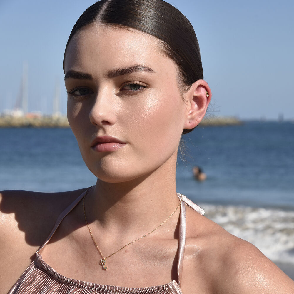 Culturesse Scorpio Helix Screw Back Earring (Gold Single Piece)