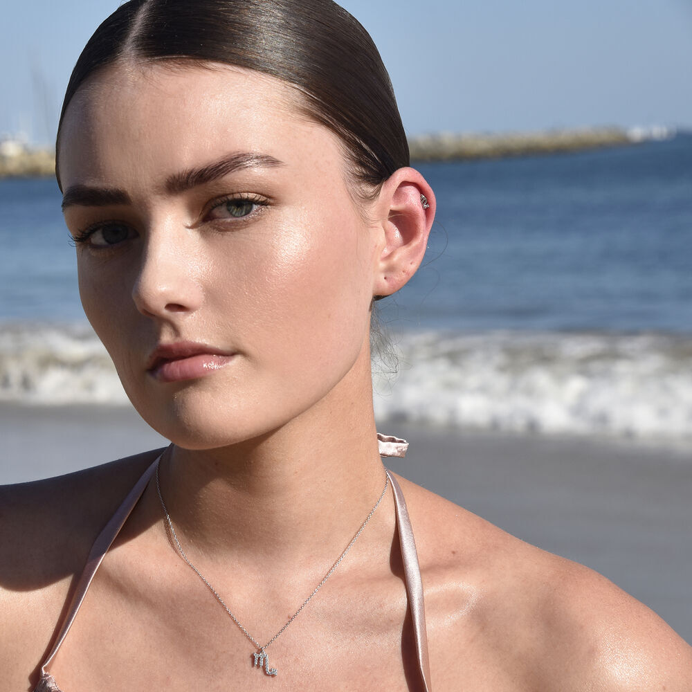 Culturesse Scorpio Helix Screw Back Earring (Silver Single Piece)