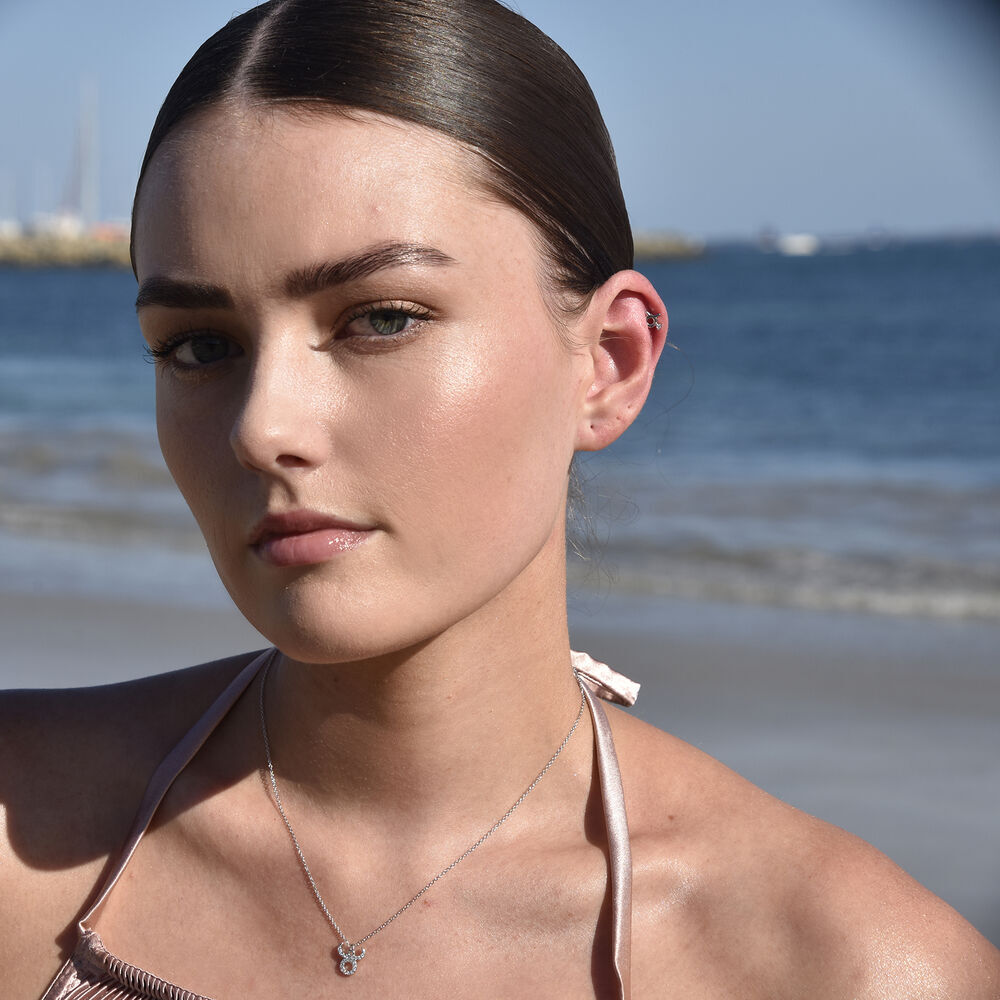 Culturesse Taurus Helix Screw Back Earring (Silver Single Piece)