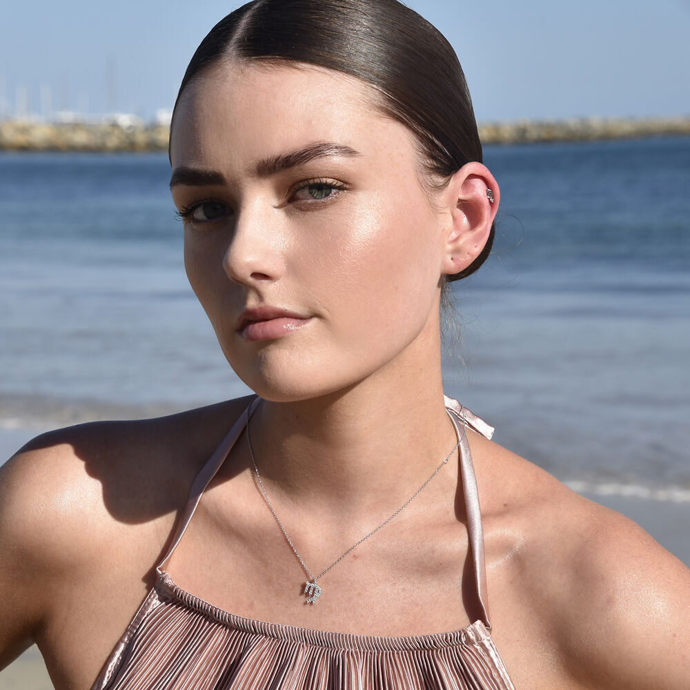 Culturesse Virgo Helix Screw Back Earring (Silver Single Piece)