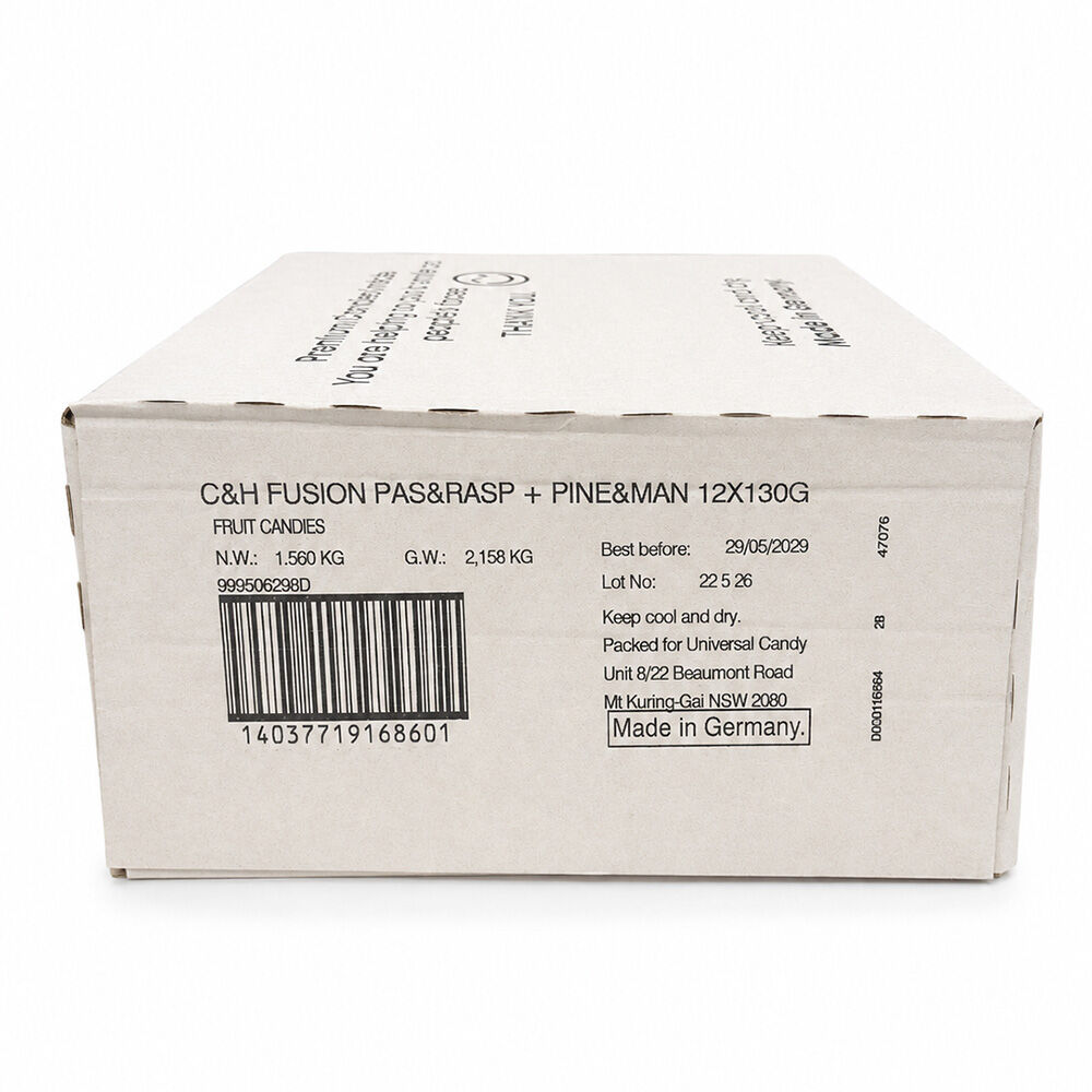 Cavendish & Harvey Mini Drops Passionfruit Pineapple Mango 130g 12 Pack