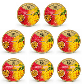Cavendish & Harvey Mini Drops Passionfruit Pineapple Mango 130g 8 Pack