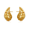 Culturesse Odyssey Artsy Cocoon Earrings (Gold)
