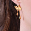 Culturesse Honey Dripping Mismatching Earrings
