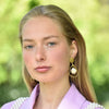 Culturesse Celestia 24K Artisan Pearl Dangle Earrings