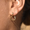 Culturesse Baie Artsy Infinity Twist Earrings (Gold)