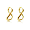 Culturesse Baie Artsy Infinity Twist Earrings (Gold)