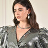 Culturesse Desdemona Jewel Embellished Baroque Pearl Earrings